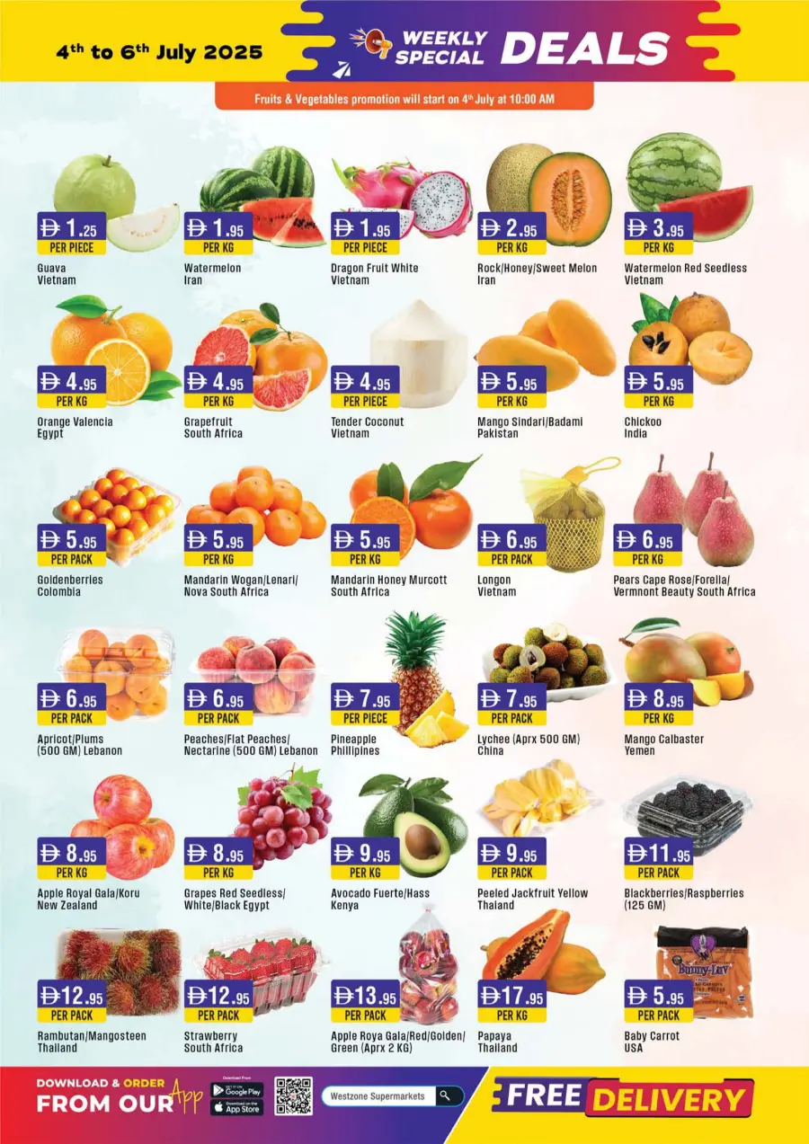 Weekly Special Deals In West Zone Supermarket Dubai
