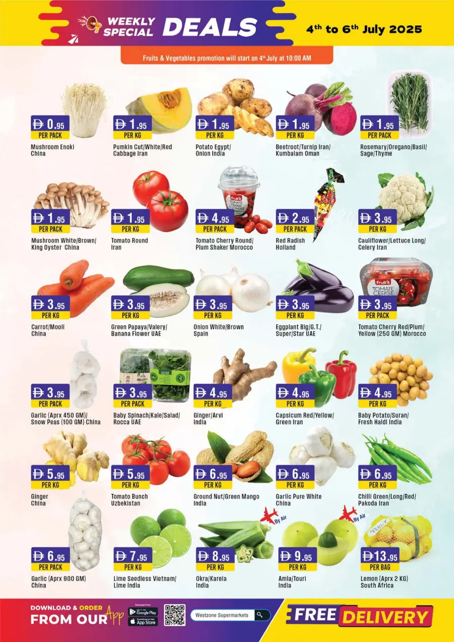 Weekly Special Deals In West Zone Supermarket Dubai
