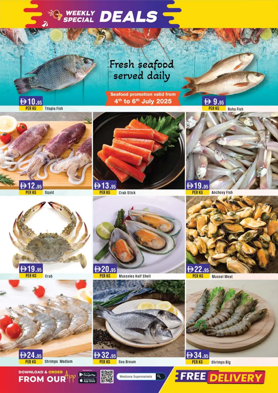 Weekly Special Deals In West Zone Supermarket Dubai
