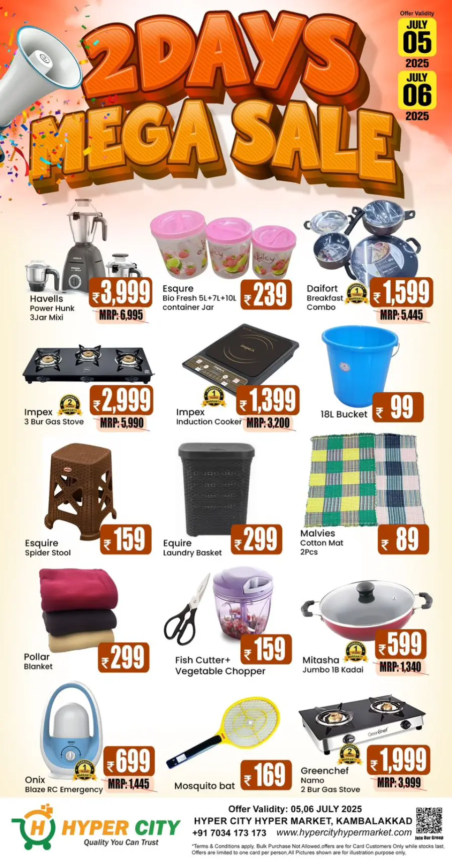 Flash Sale In Hyper City Hypermarket Wayanad