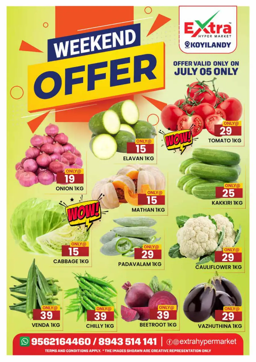 Weekend offer In Extra hypermarket Calicut