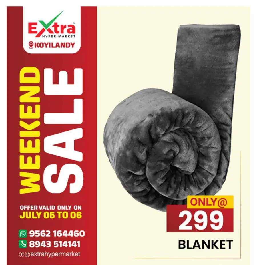 Weekend offer In Extra hypermarket Calicut
