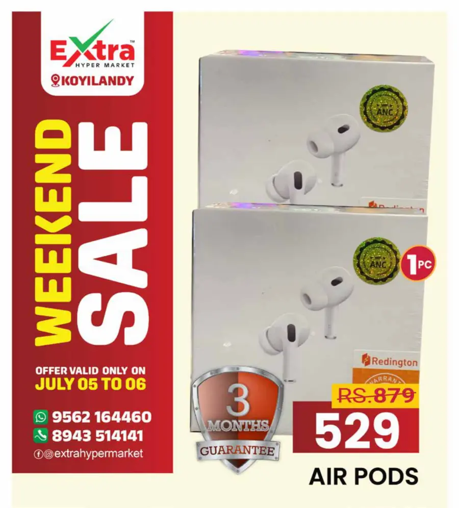 Weekend offer In Extra hypermarket Calicut
