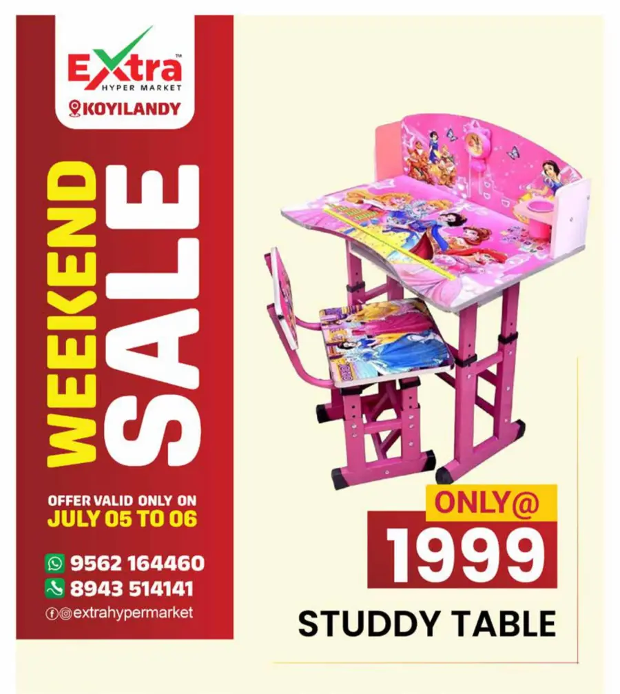 Weekend offer In Extra hypermarket Calicut