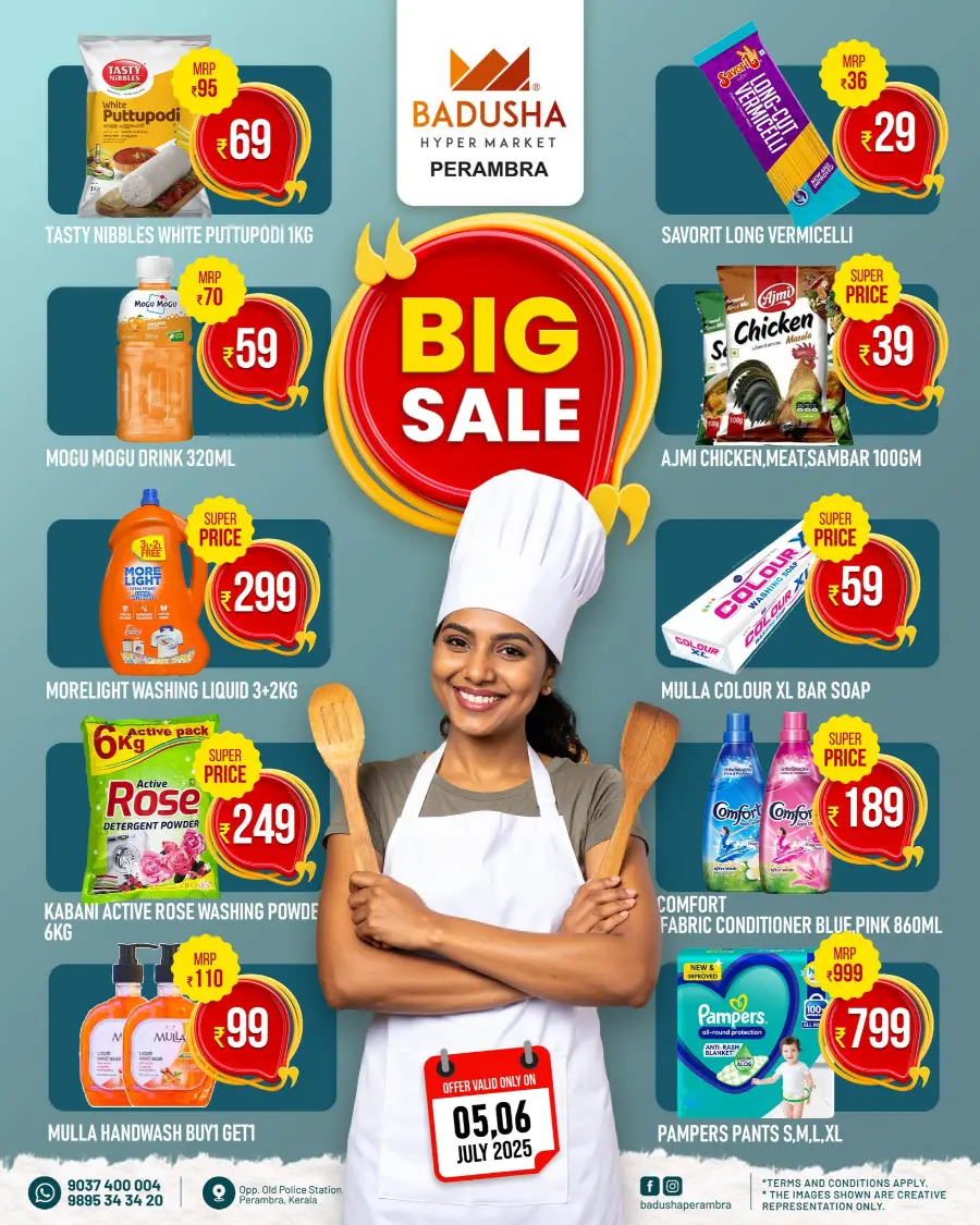 Big Sale In Badusha Hypermarket Calicut