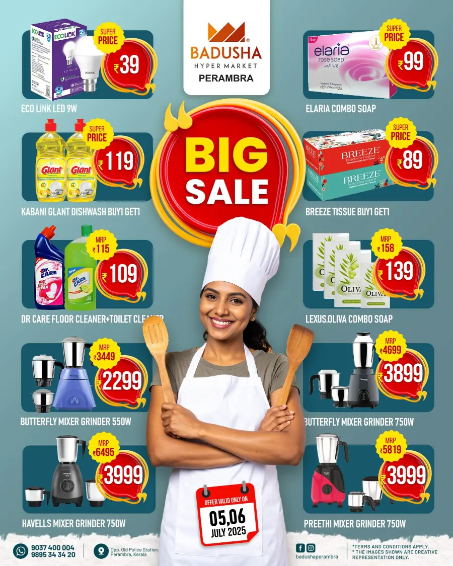Big Sale In Badusha Hypermarket Calicut