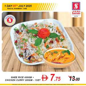 Saturday offer In Safari Hypermarket Ras al Khaimah