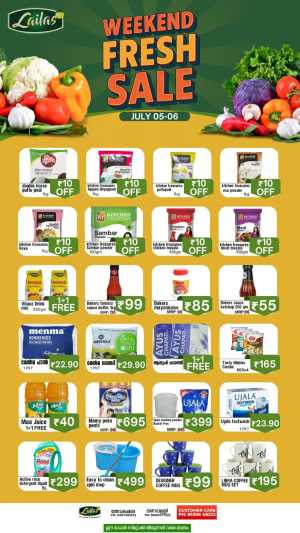 Weekend Fresh Sale In Lailas Hyper Market Kollam