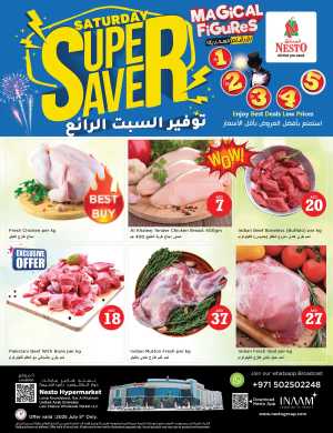 Saturday offer In Nesto Hypermarket Ras al Khaimah