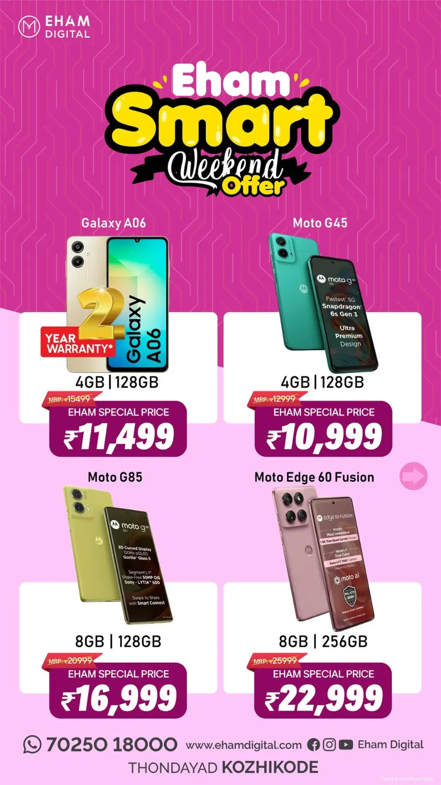 Smart Weekend Offer In Eham Digital Calicut