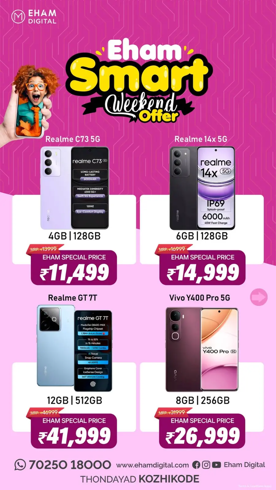 Smart Weekend Offer In Eham Digital Calicut