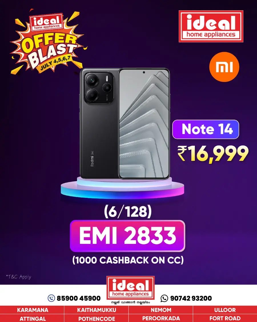 Offer Blast In Ideal Home Appliances undefined