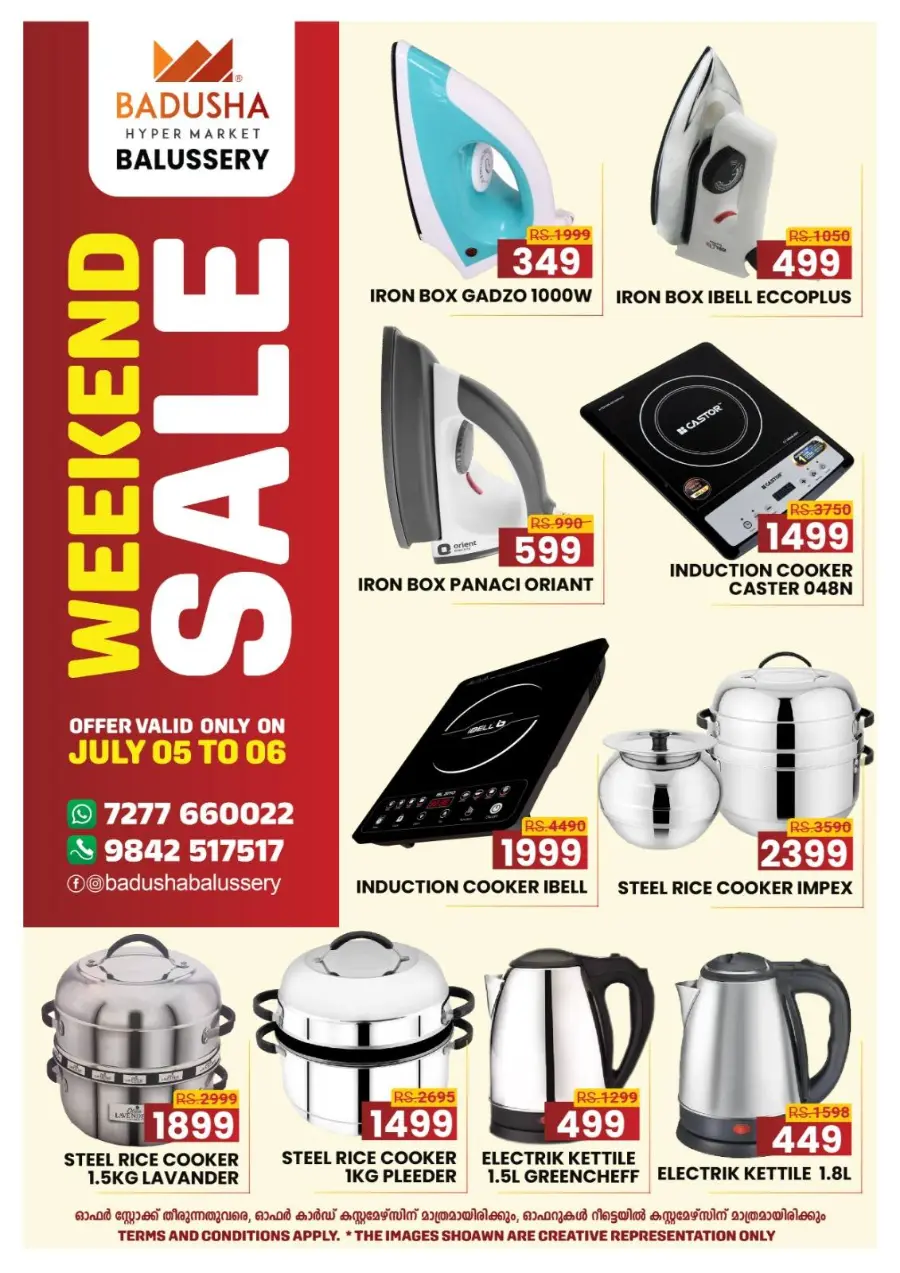 Weekly Best Deals – Shop Smart, Save More In Badusha Hypermarket Calicut