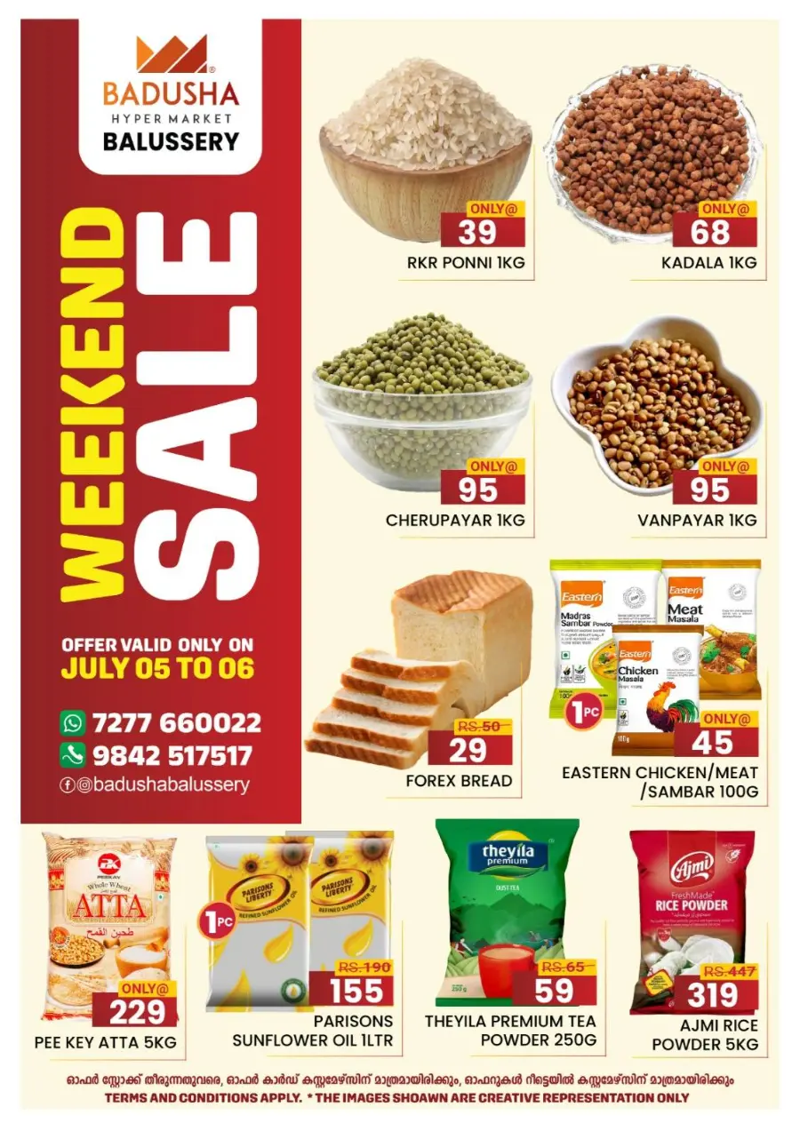 Weekly Best Deals – Shop Smart, Save More In Badusha Hypermarket Calicut
