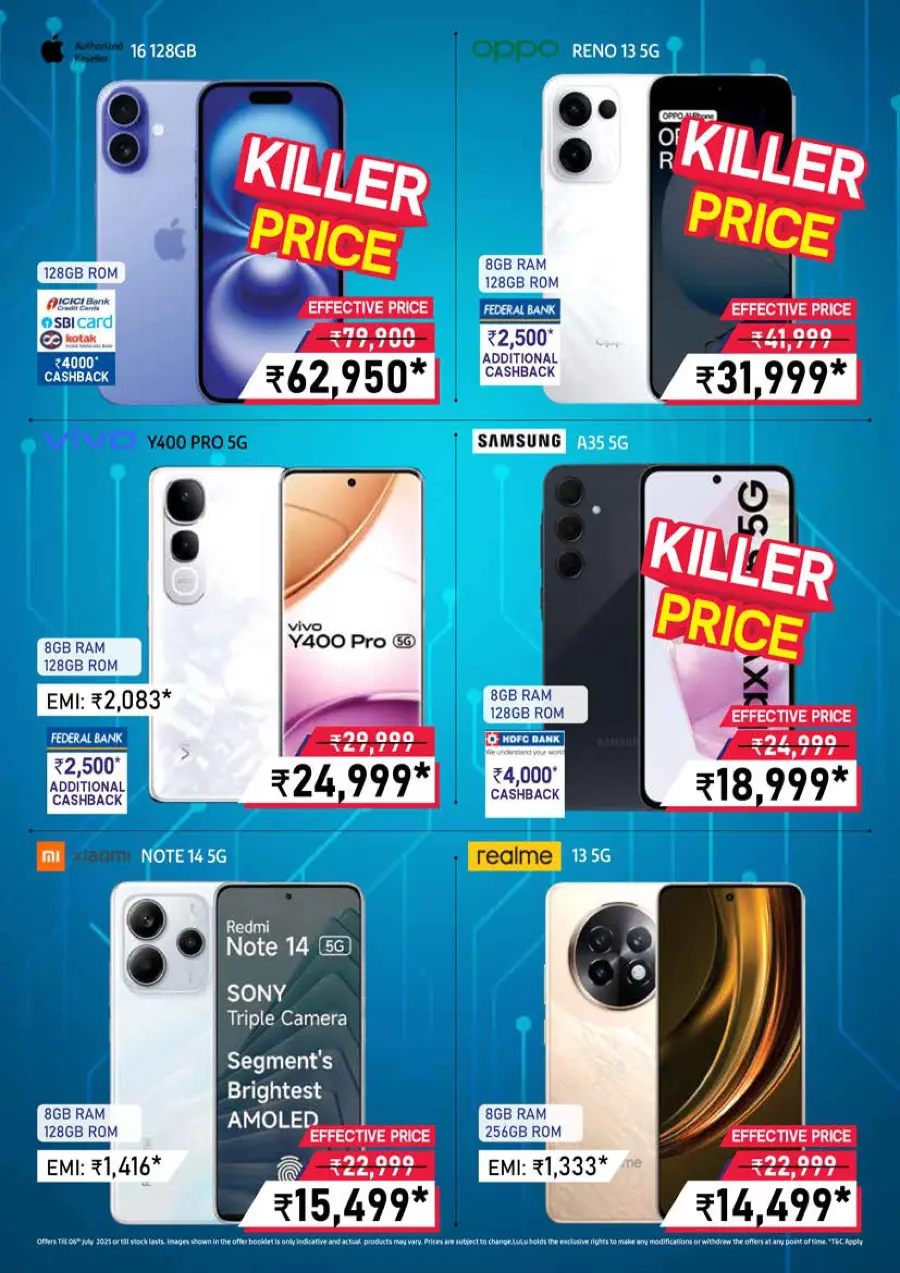 Half Price – Flat 50% OFF, Shop Now! In Lulu Hypermarket Calicut