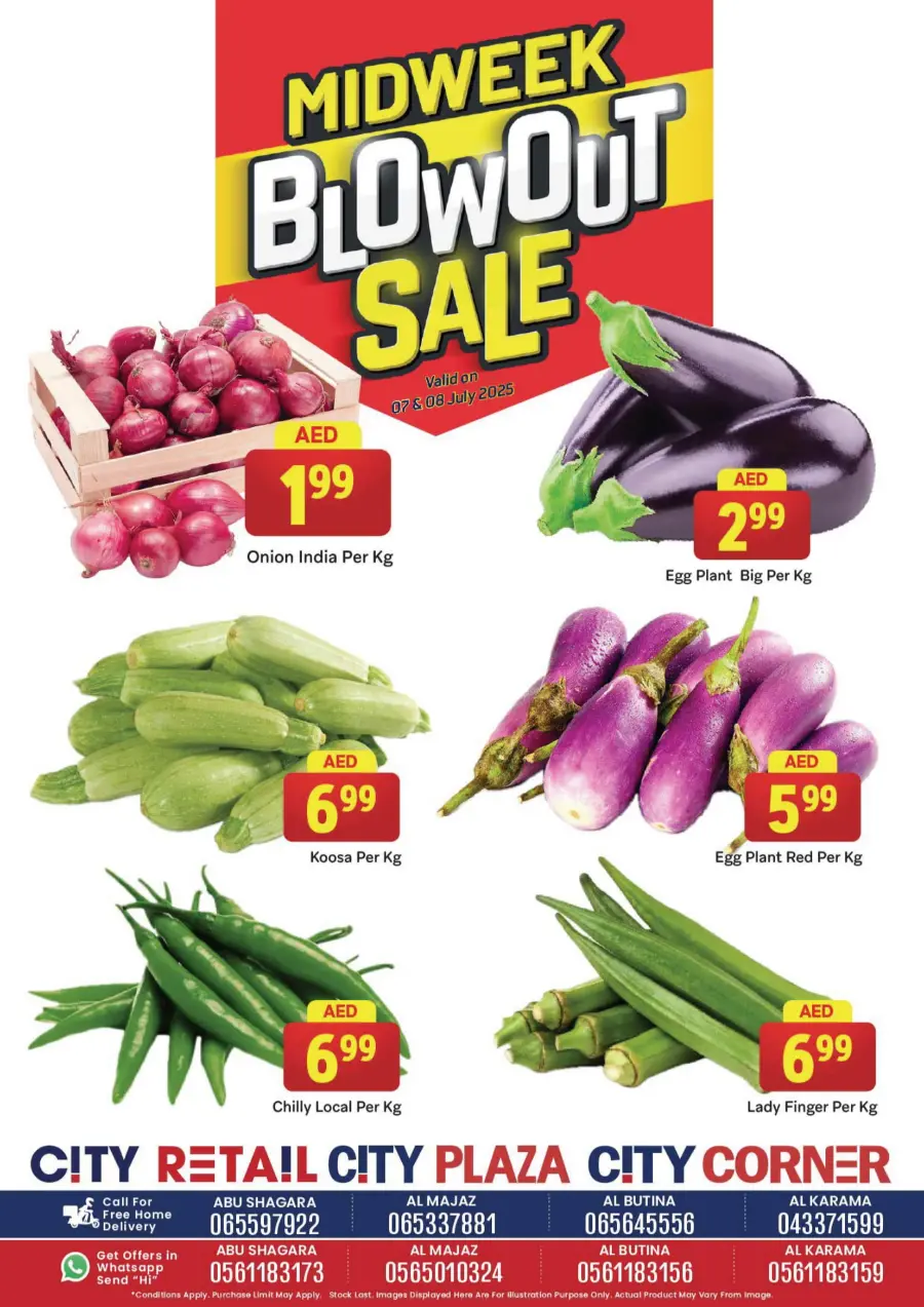 Mid Week Below Out Sale In City Retail Sharjah / Ajman