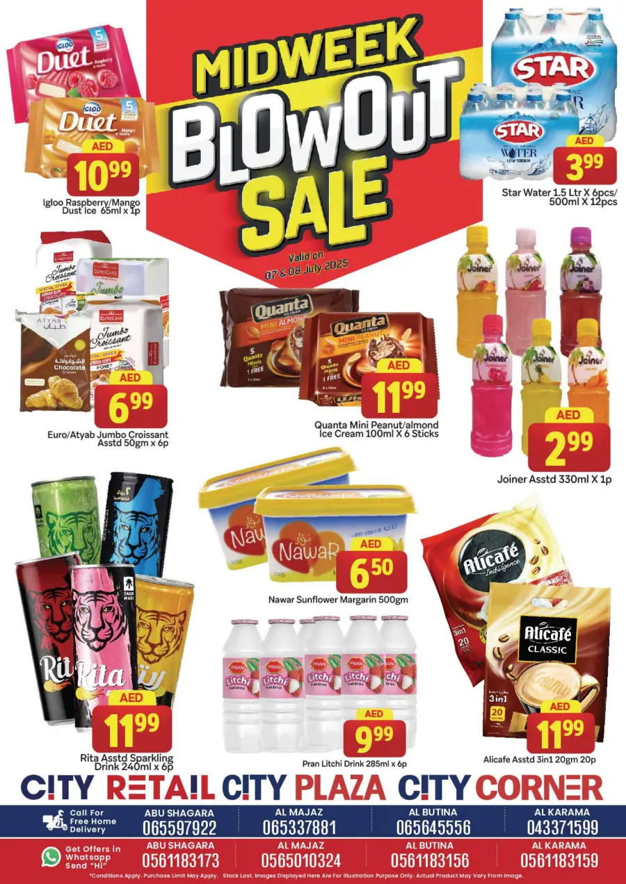 Mid Week Below Out Sale In City Retail Sharjah / Ajman