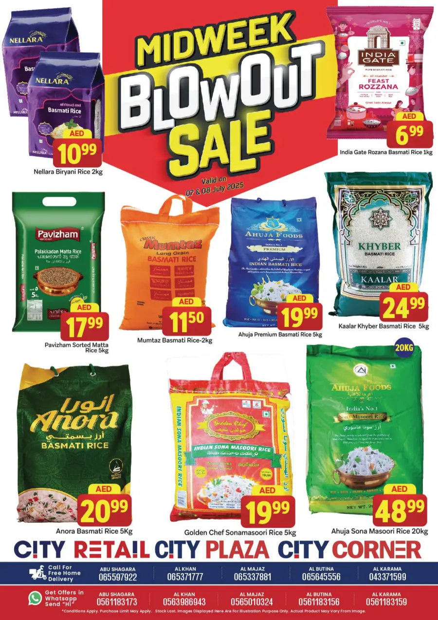 Mid Week Below Out Sale In City Retail Sharjah / Ajman