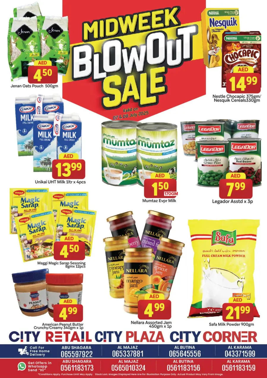 Mid Week Below Out Sale In City Retail Sharjah / Ajman