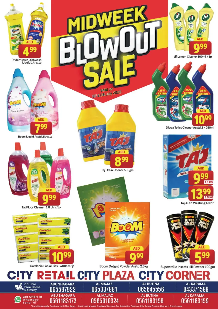 Mid Week Below Out Sale In City Retail Sharjah / Ajman