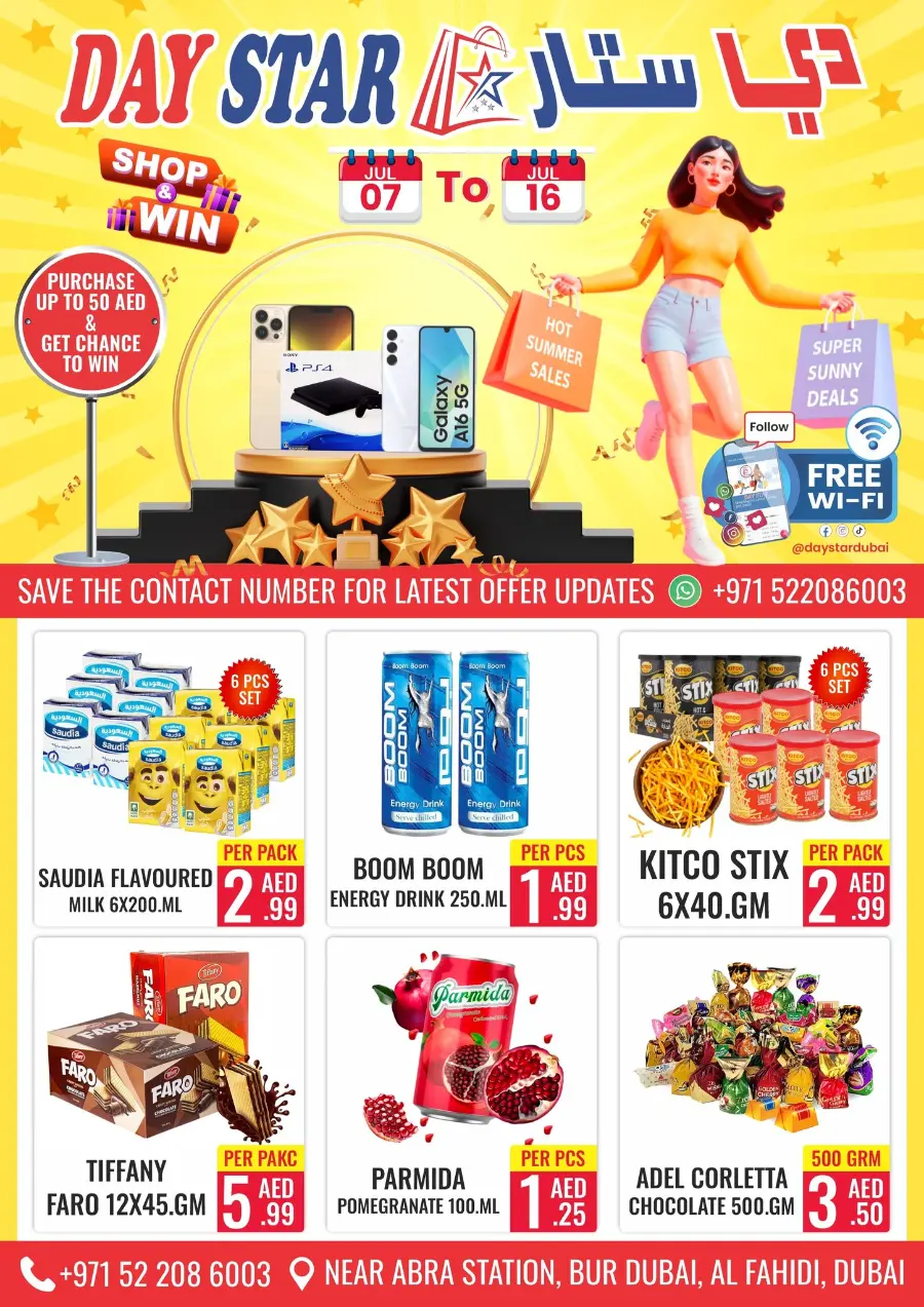Shop & Win In Day Star Dubai