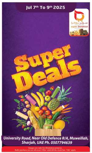 Super Deals In Super Bonanza Sharjah / Ajman