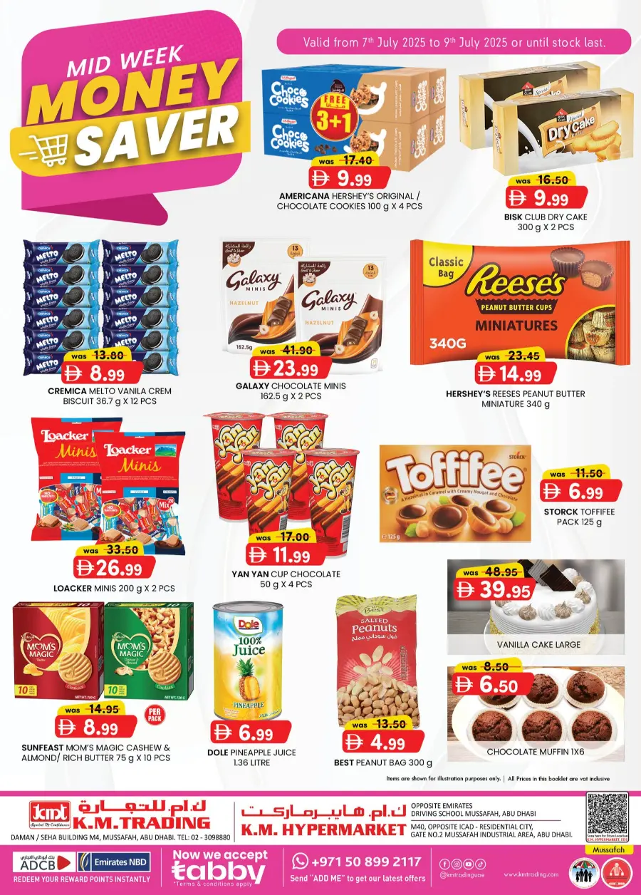 Mid Week Money Saver In K.M Trading Abu Dhabi