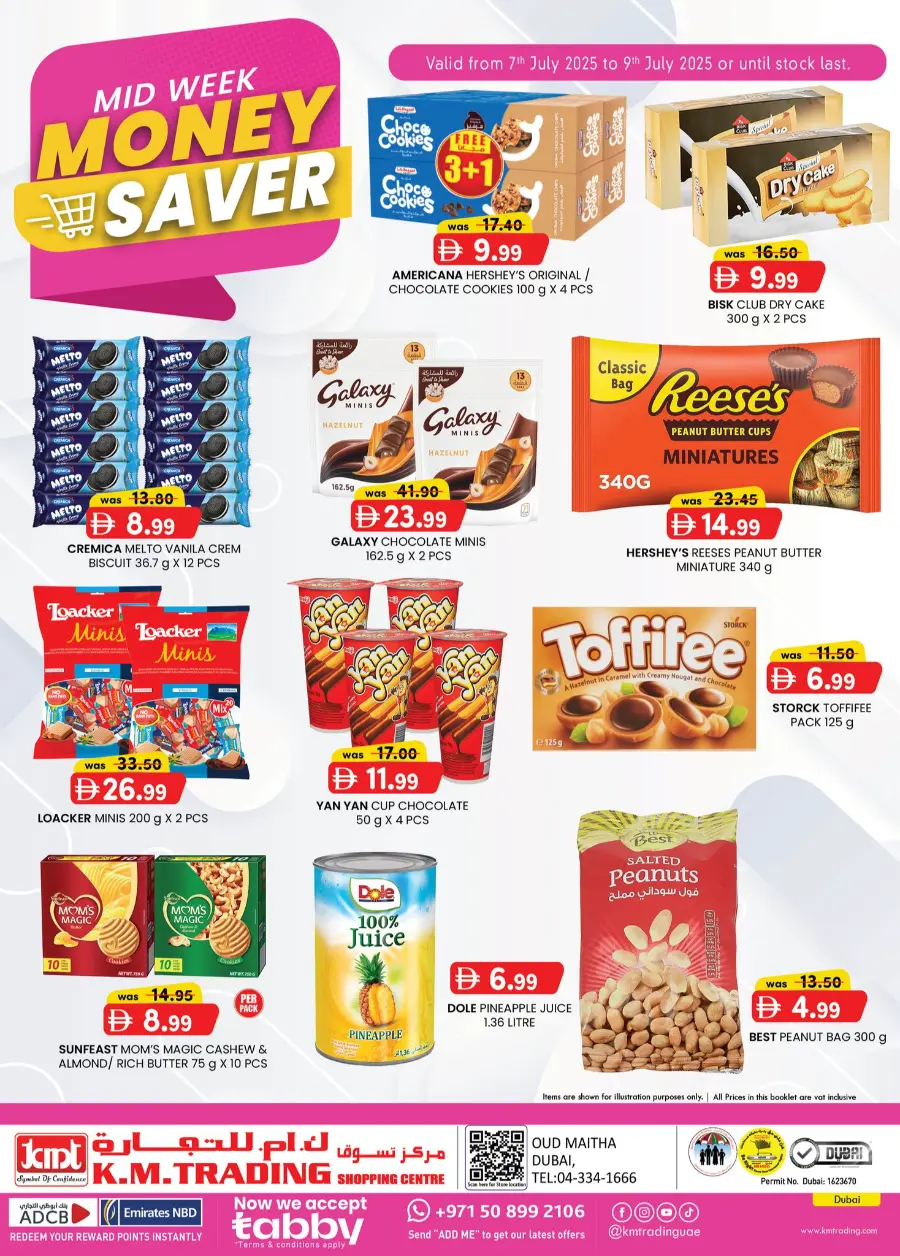 Mid Week Money Saver In K.M Trading Dubai