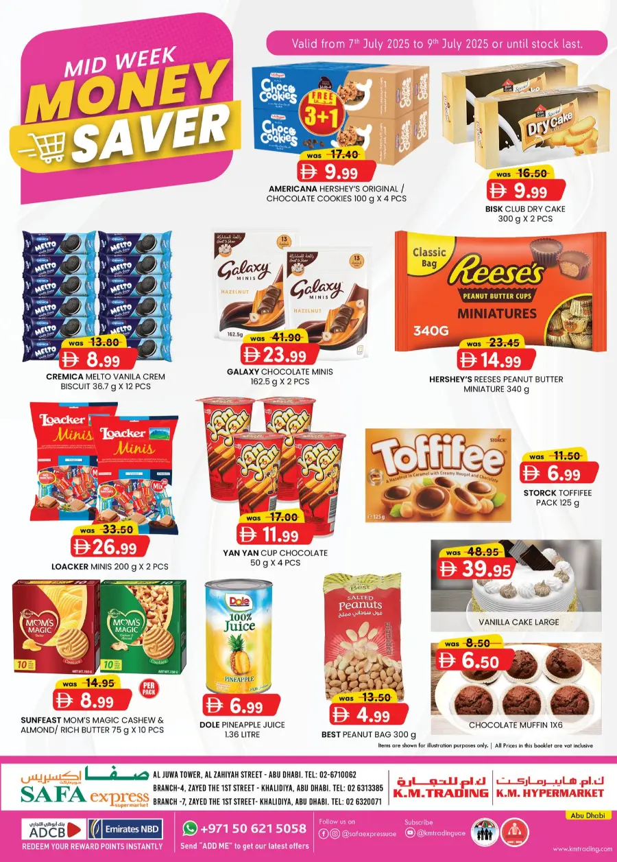 Mid Week Money Saver In SAFA Express Supermarket Abu Dhabi