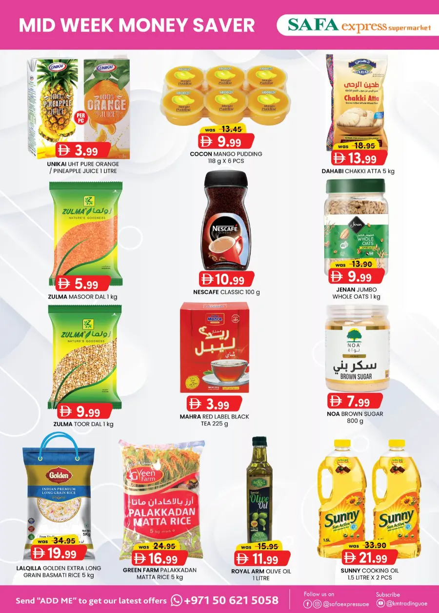 Mid Week Money Saver In SAFA Express Supermarket Abu Dhabi