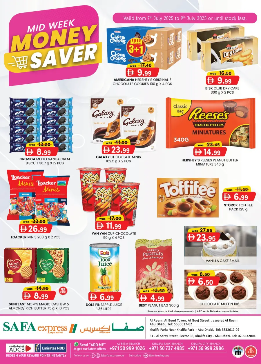 Mid Week Money Saver In SAFA Express Supermarket Abu Dhabi