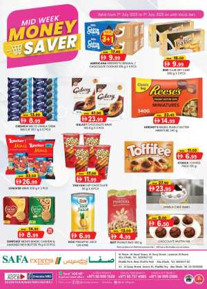 Mid Week Money Saver In SAFA Express Supermarket Abu Dhabi