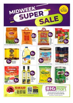 Mid Week  Sale In BIG mart Dubai