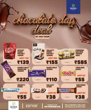 Chocolate Deals In QUIXA Hypermart Kollam