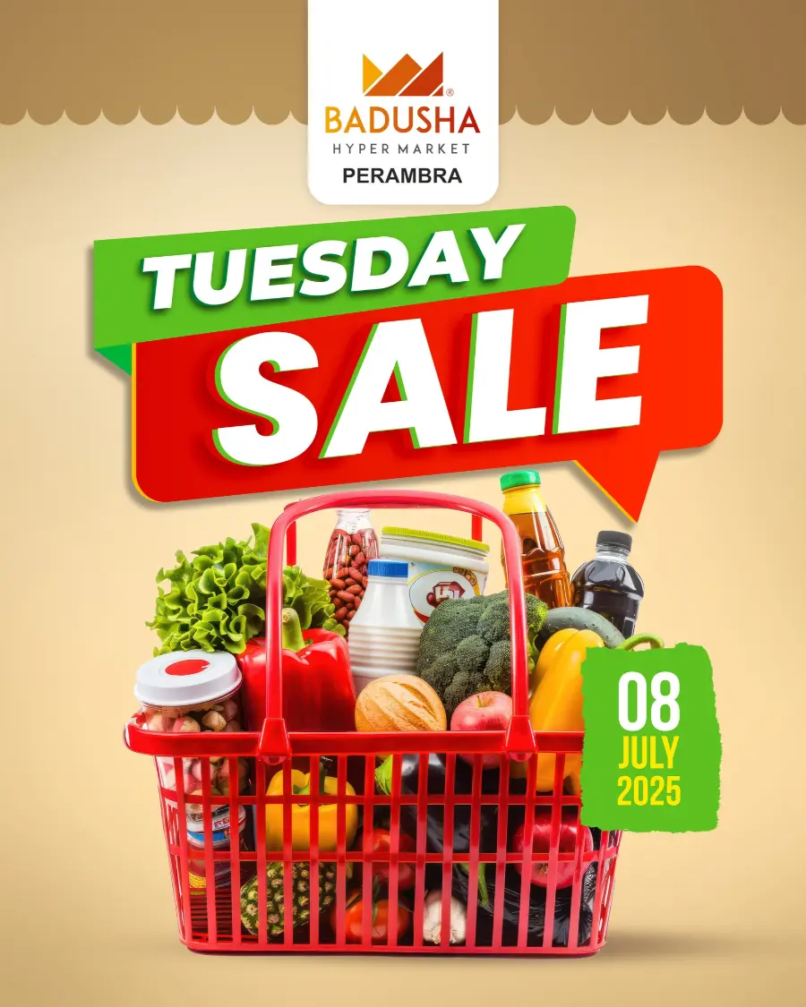 Tuesday Offer In Badusha Hypermarket Calicut