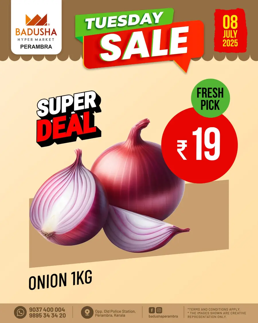 Tuesday Offer In Badusha Hypermarket Calicut