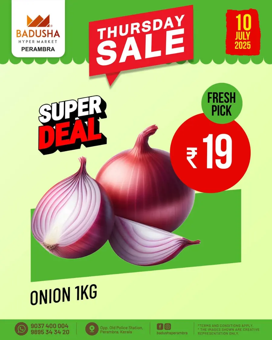 Thursday Sale In Badusha Hypermarket Calicut