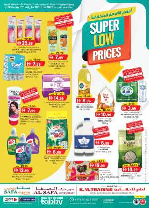 Super Low Prices In SAFA Express Supermarket Abu Dhabi