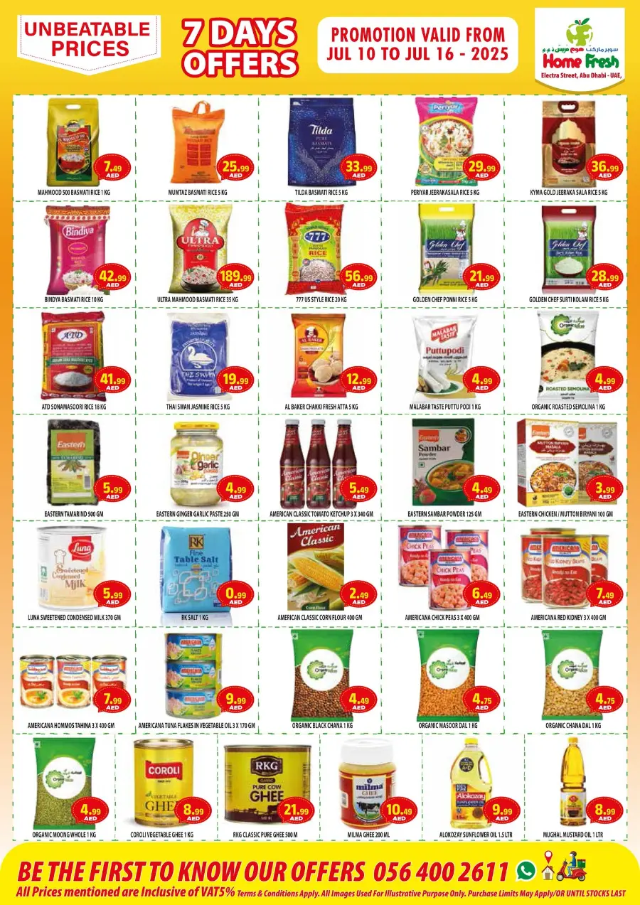 Unbeatable Price In Home Fresh Abu Dhabi