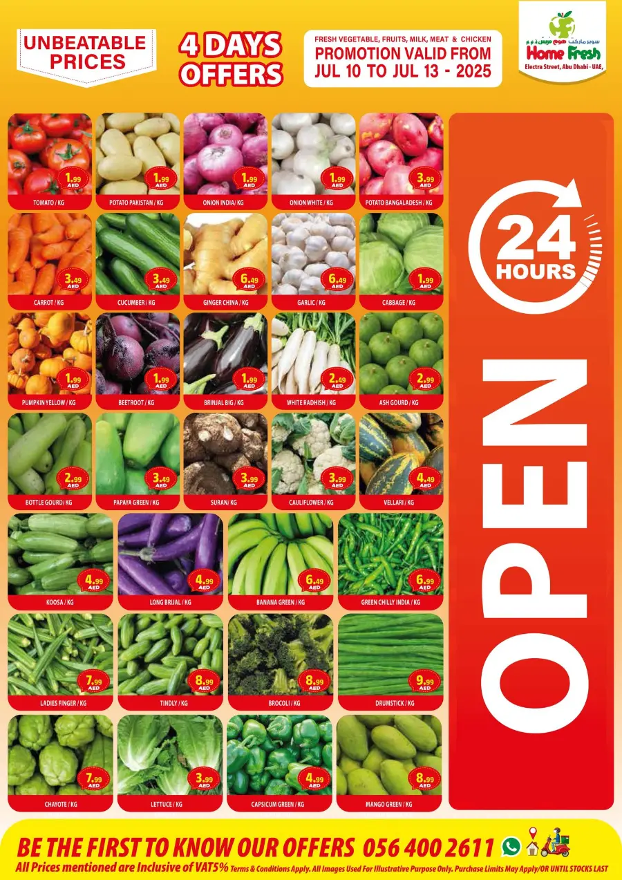 Unbeatable Price In Home Fresh Abu Dhabi