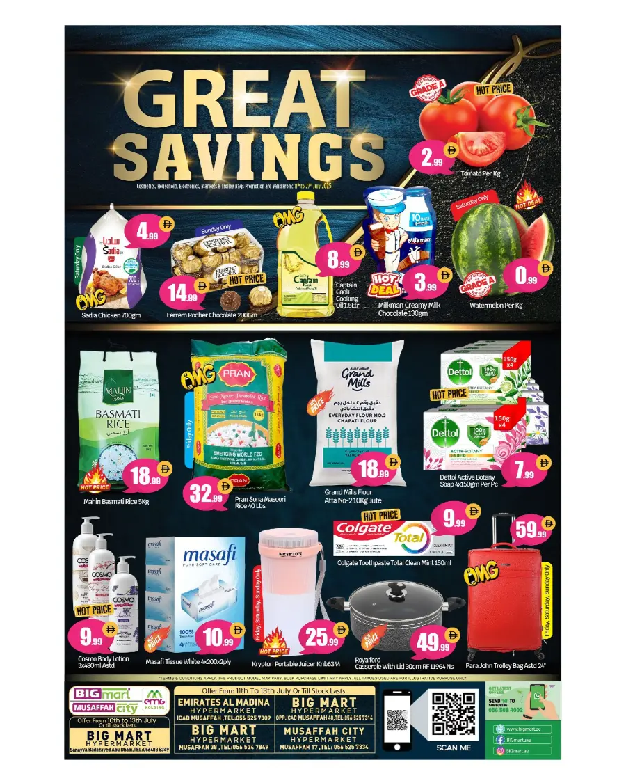 Great Saving Days In BIG mart Abu Dhabi