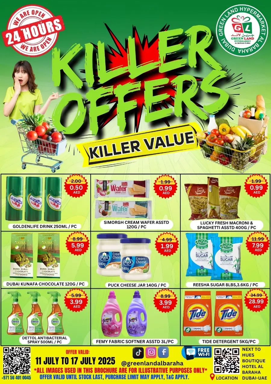 Killer Offers In Green Land Hypermarket Dubai