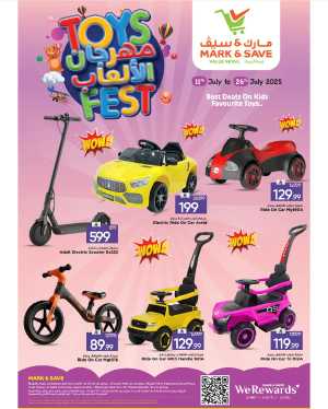 Toys Fest In Mark & Save Riyadh,Al Hasa,Al Khobar