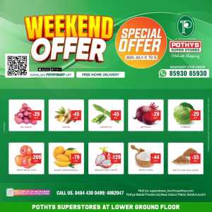 Weekend Offer – Big Savings Now On! In Pothys Superstores Ernakulam