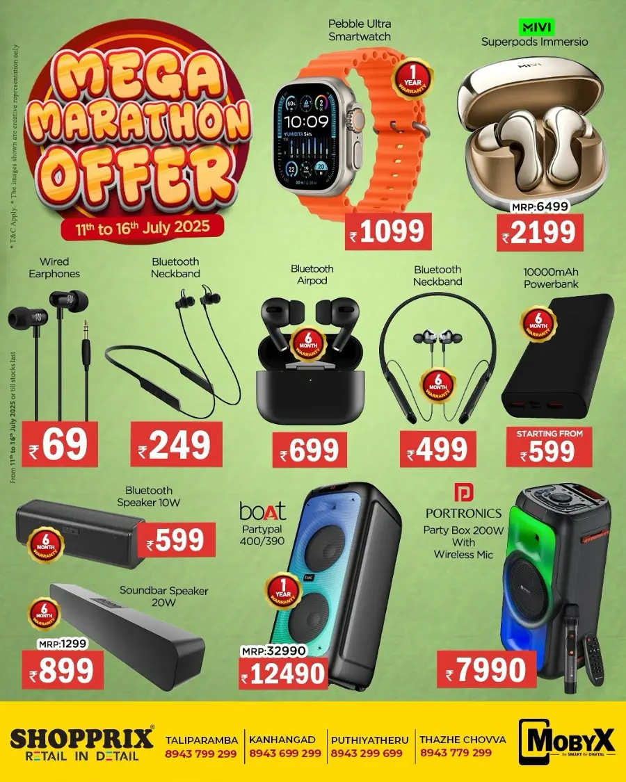 Mega Marathon Offer In Shopprix Kannur