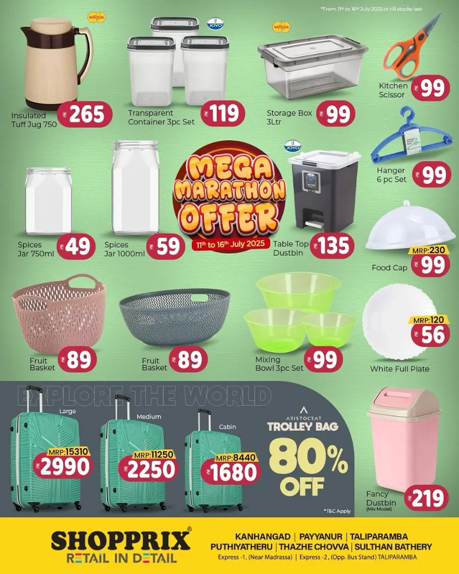 Mega Marathon Offer In Shopprix Kannur
