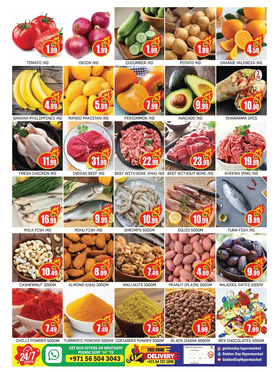 July Deals In ZSH Golden Day Hypermarket Dubai