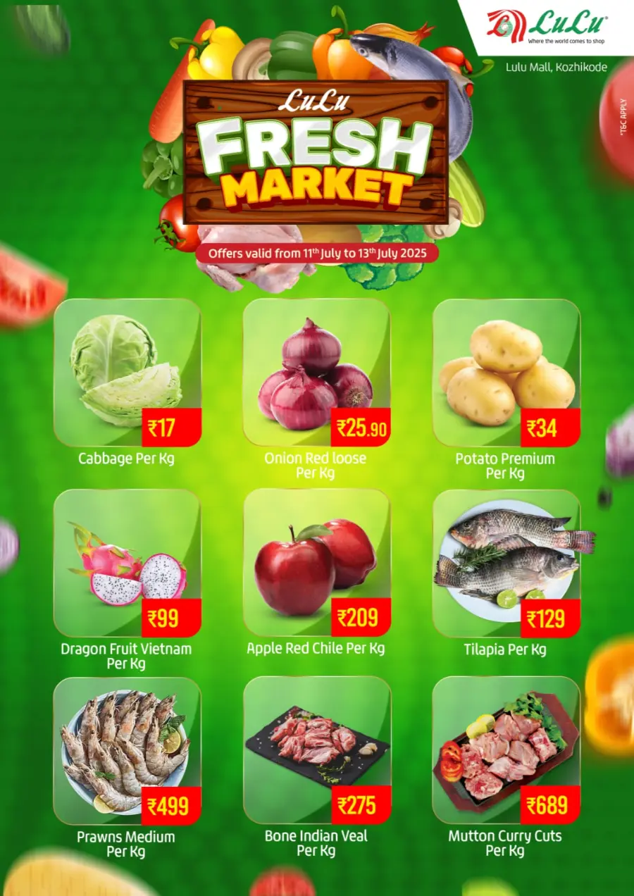 Fresh Market In Lulu Hypermarket undefined