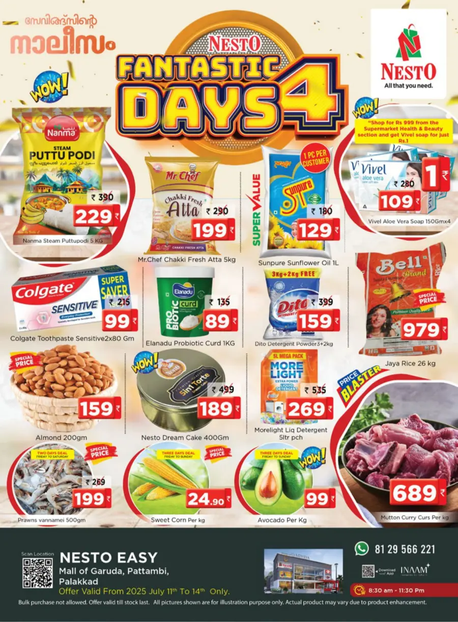 Fantastic 4-Day Sale – Unmissable Deals! In Nesto Easy Palakkad