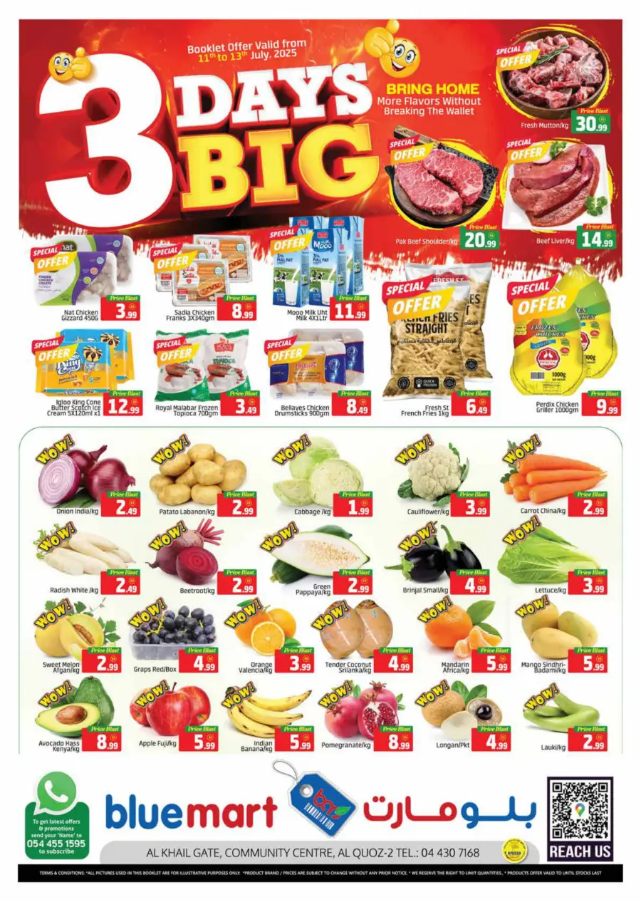 3 Days  Big Deals In Bluemart Dubai